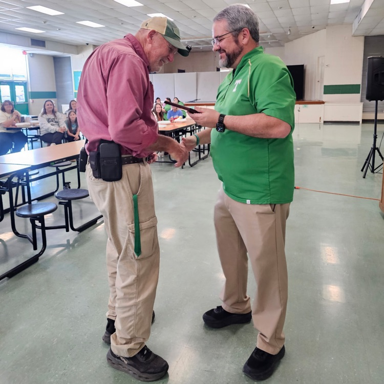 Congrats to Mr. Newberry - 2025-26 GCTJHS Support Staff Member of the Year!
