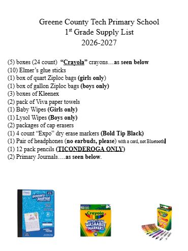 Supply List