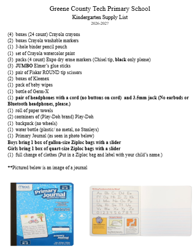Supply List