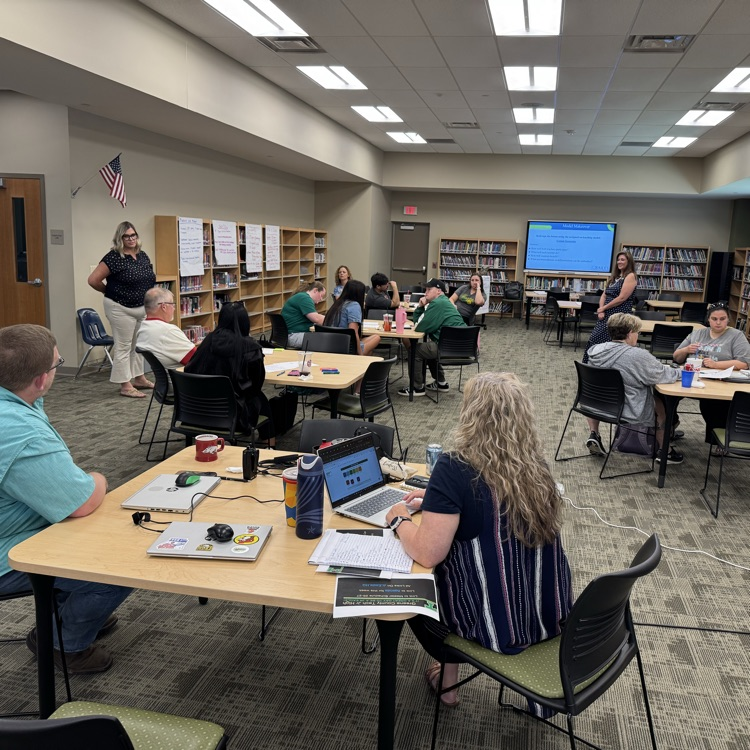 Teachers working in the summer to serve our students better. Enjoy and learn in the summer. Great Day to Be A Jr Eagle! 🦅 