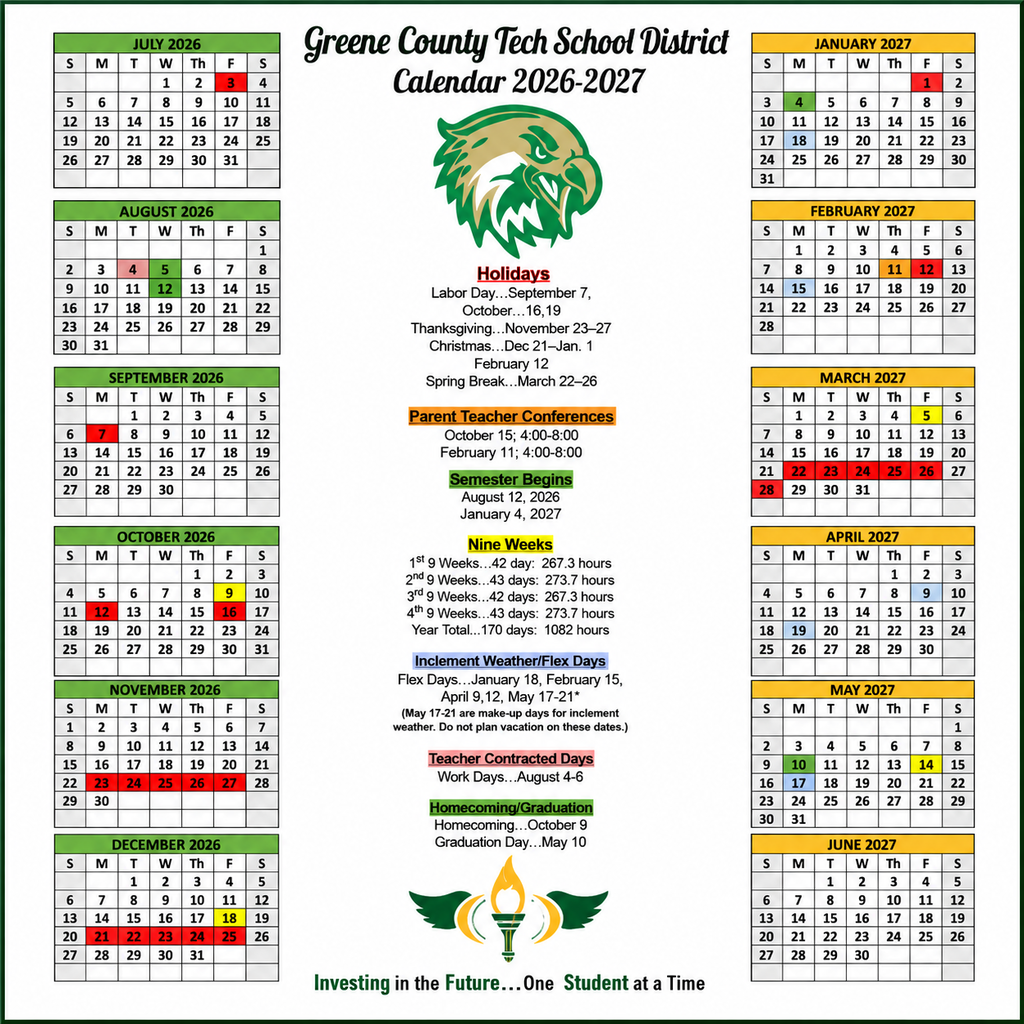 GCT 26-27 School Calendar
