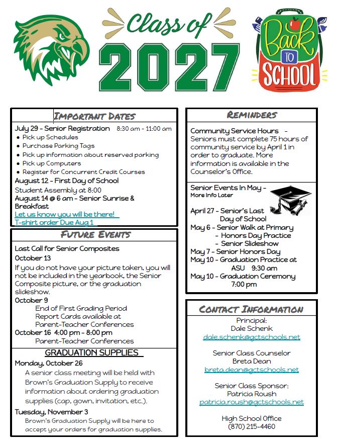Senior News Letter