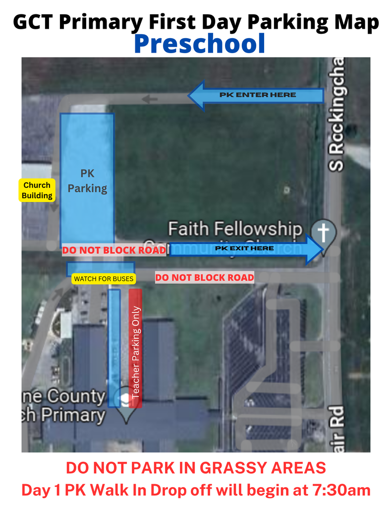 PK Parking Morning of August 12, 2026