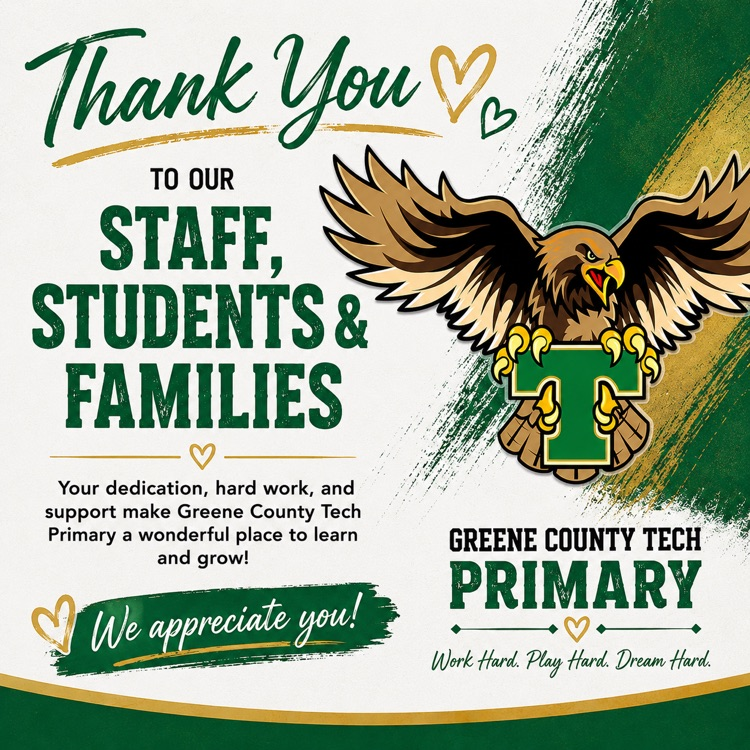 thank you to our staff, students and families