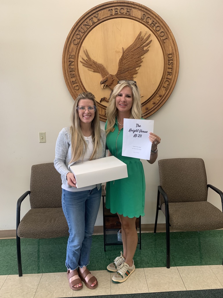 A huge THANK YOU to The Knight Venue at 211 for treating our staff to the delicious pastries and donuts!  We are so grateful to Braden & Kara Knight and Jett Cole & Mila Knight for thinking of our staff and helping make their day a little sweeter. Your kindness, generosity, and support mean so much to us! Thank you for being such wonderful supporters of our school and staff. We truly appreciate you! 