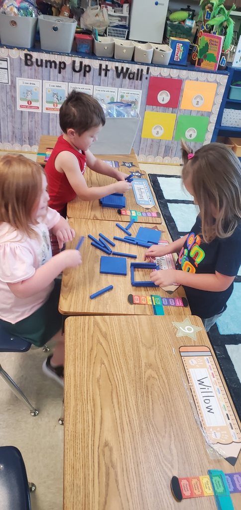 Mrs Melissa's class has been working on sorting objects. Today we listened to the read aloud If I Built A School. We sorted objects and worked together to build our own parts of a school with a little imagination!