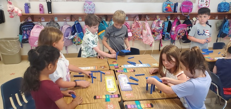 Mrs Melissa's class has been working on sorting objects. Today we listened to the read aloud If I Built A School. We sorted objects and worked together to build our own parts of a school with a little imagination!