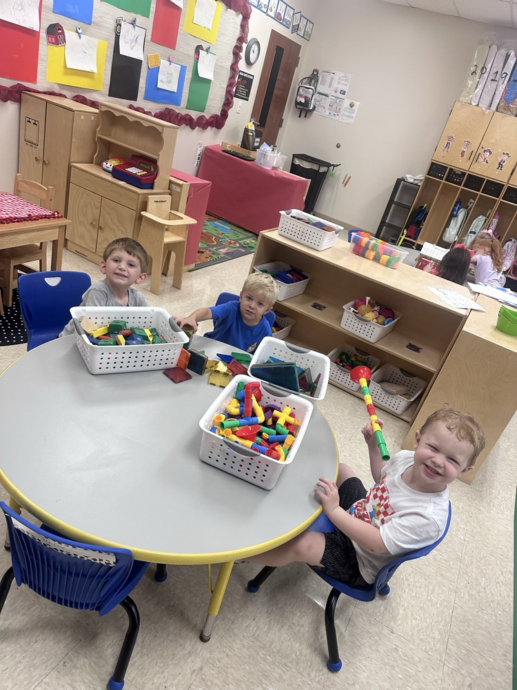 preschool students in centers