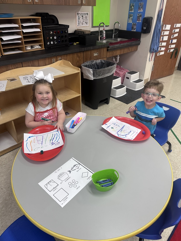 preschool students in centers
