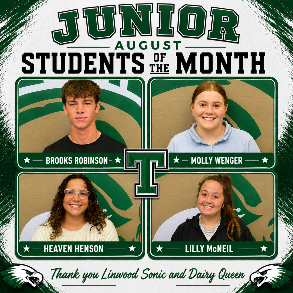 Junior Students of the Month August