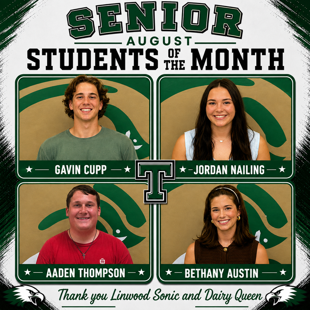 Senior Students of the Month August