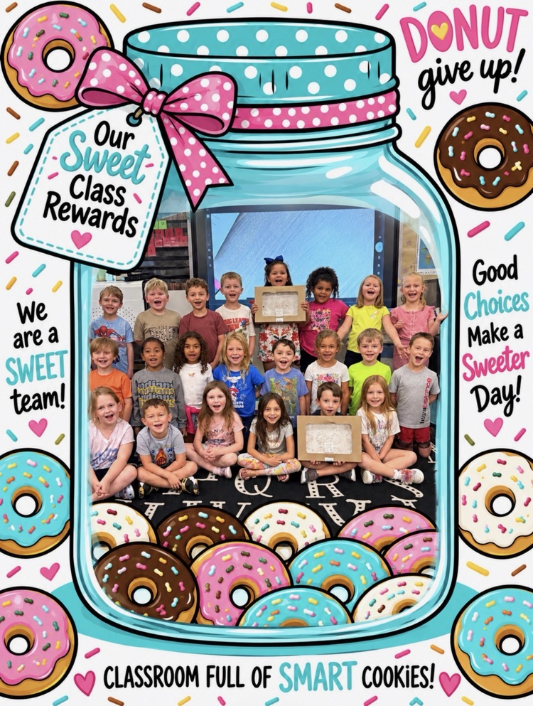  After filling our Classroom Treat Jar, we had donuts to celebrate. 