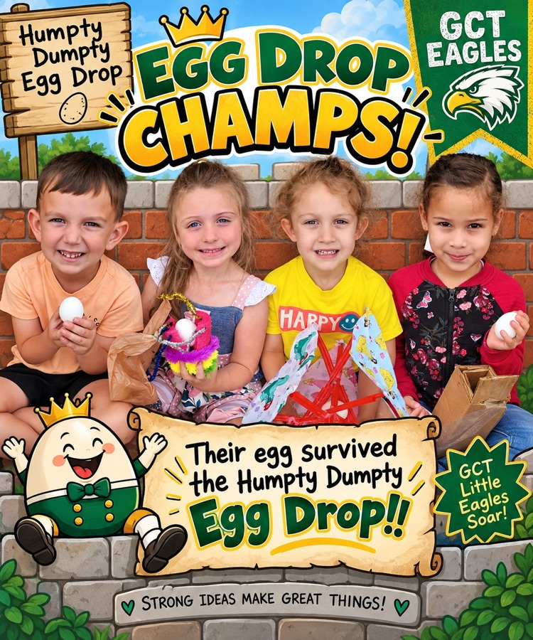 Mrs. Melissa's class had a great time finishing their Knowledge Unit with Nursery Rhyme Olympics and Humpty Dumpty Egg Drop 