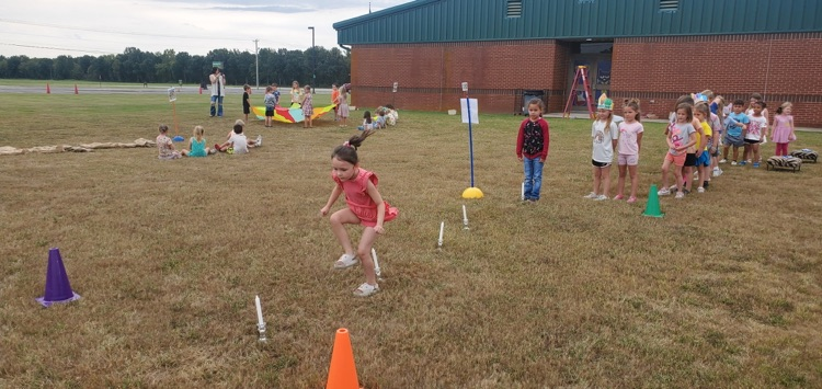 Mrs. Melissa's class had a great time finishing their Knowledge Unit with Nursery Rhyme Olympics and Humpty Dumpty Egg Drop 