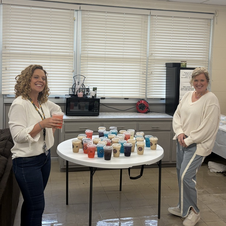 A huge THANK YOU to the Seven Brew "Brew" Crew for providing coffee for our Jr High staff and celebrating them for earning back-to-back “A” ratings! ☕️💚💛 We appreciate you supporting our staff and celebrating their hard work!