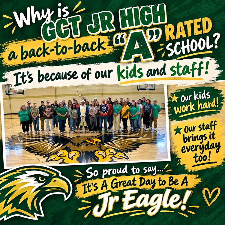 A huge THANK YOU to the Seven Brew "Brew" Crew for providing coffee for our Jr High staff and celebrating them for earning back-to-back “A” ratings! ☕️💚💛 We appreciate you supporting our staff and celebrating their hard work!