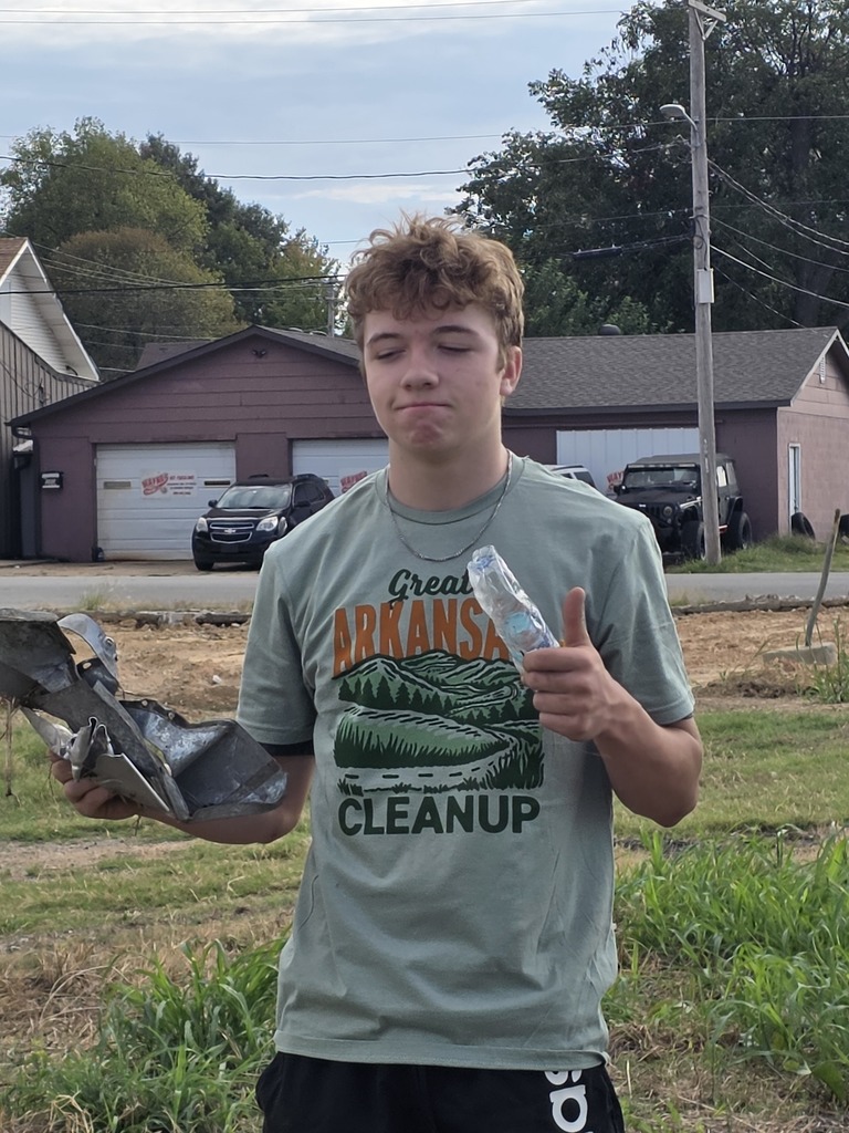 cleaning up 