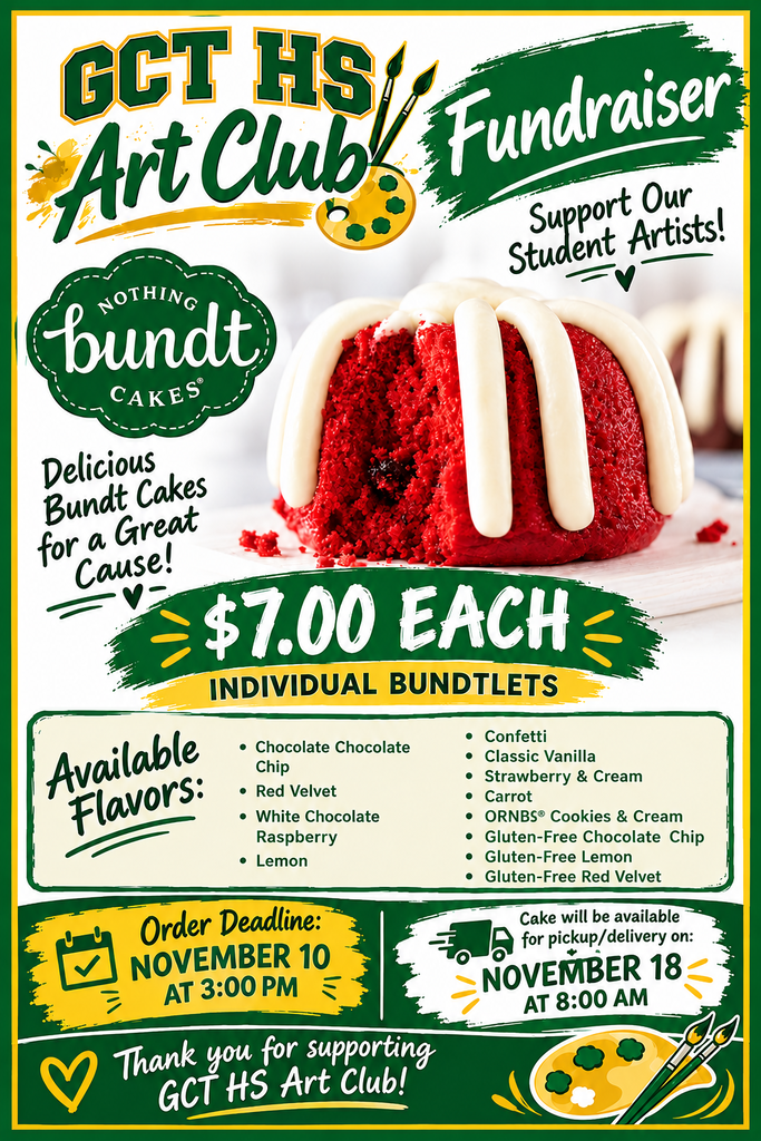 Art Club Fundraiser Flier