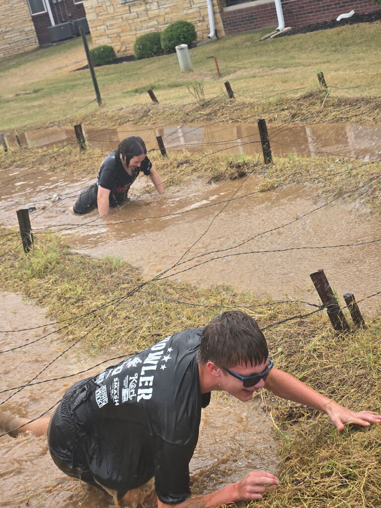 Barb wire crawl