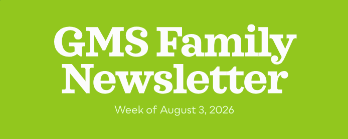 gms family newsletter