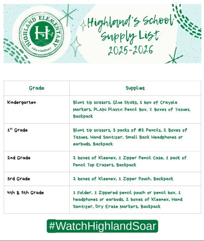 Supply List