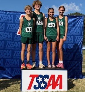GMS Cross Country Runners at State