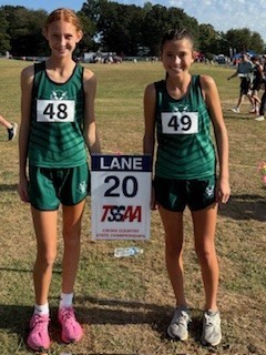 Girls competing at State