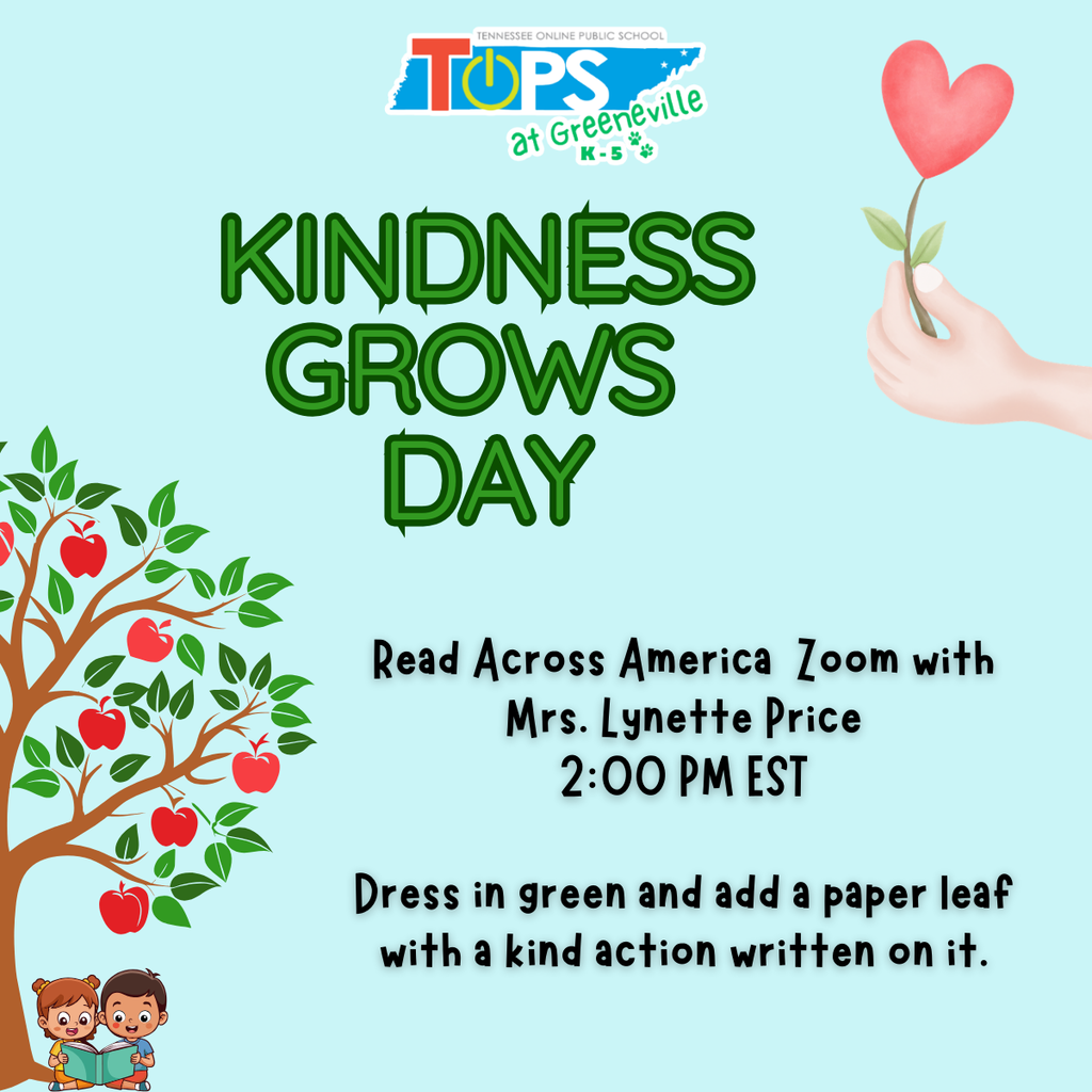 Tennessee Online Public School Read Across America Week