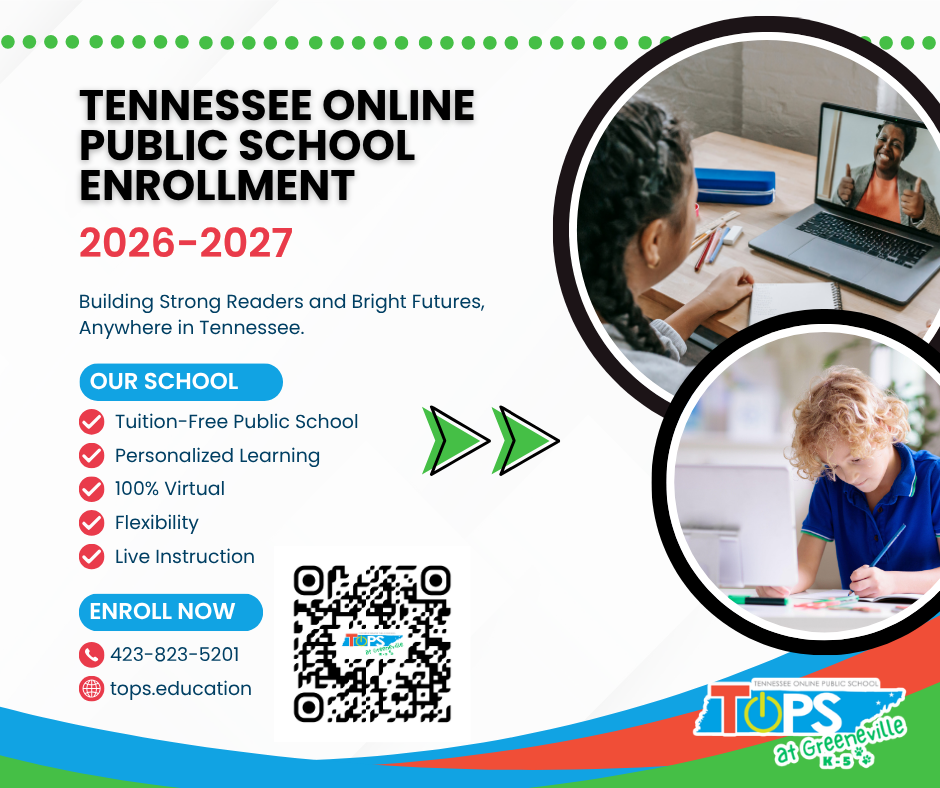 2026 -2027 Tennessee Online Public School Enrollment Opening April 1, 2026