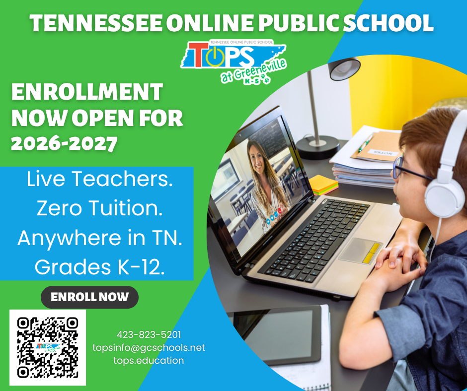 2026-2027 Tennessee Online Public School Enrollment Open