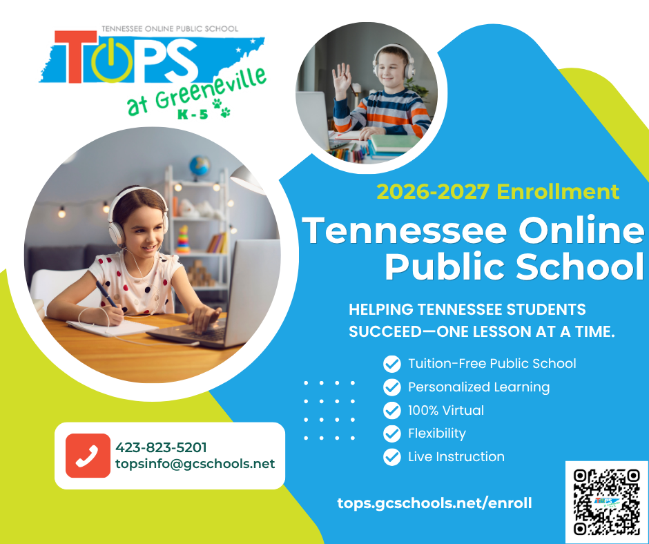 2026-2027 Enrollment Open for Tennessee Online Public School