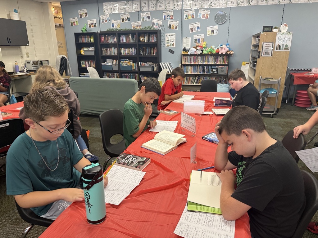 Students reading