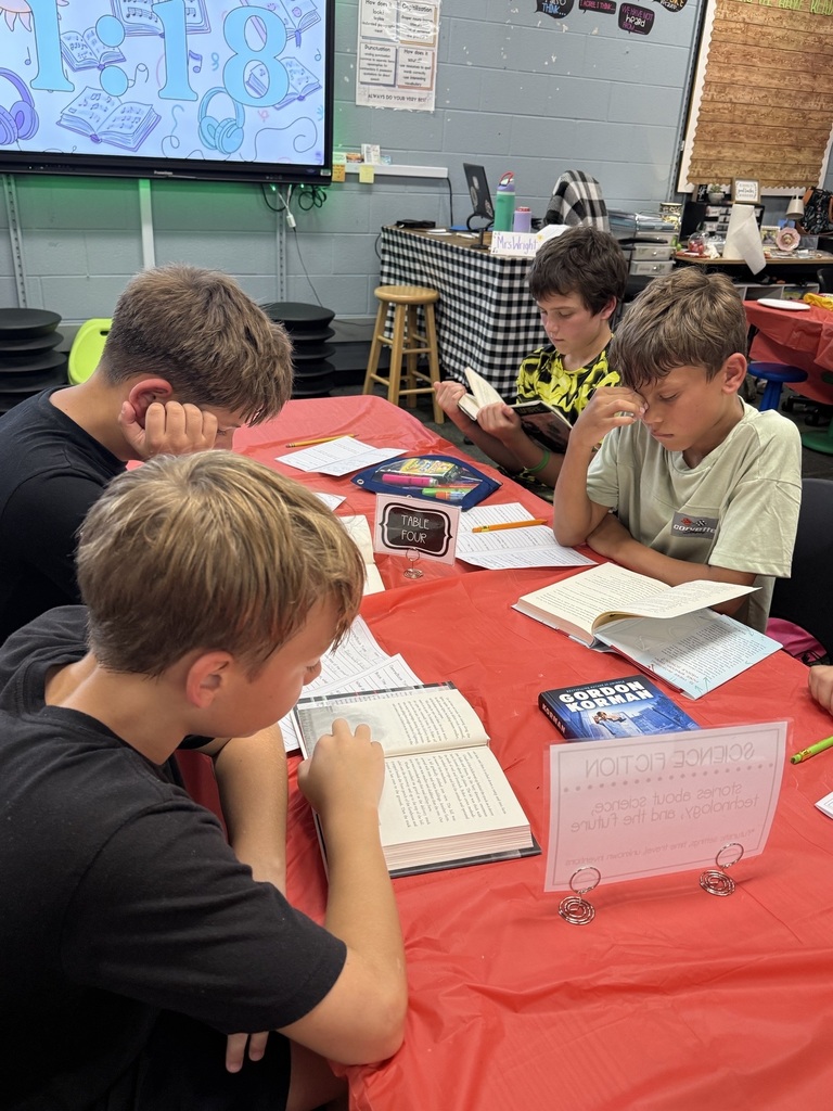 Students engaged in reading