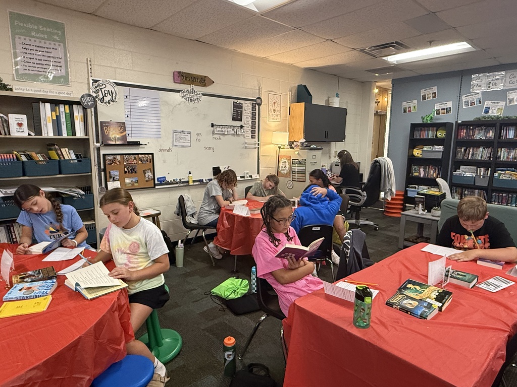 Students reading