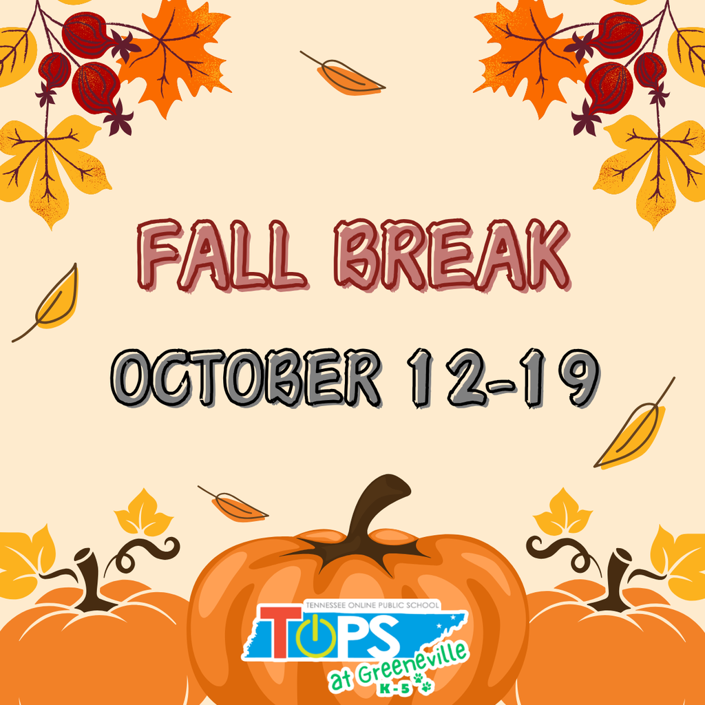 Tennessee Online Public School Fall Break