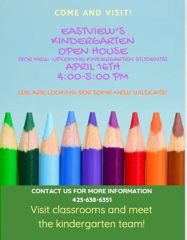 kindergarten flyer-open hosue