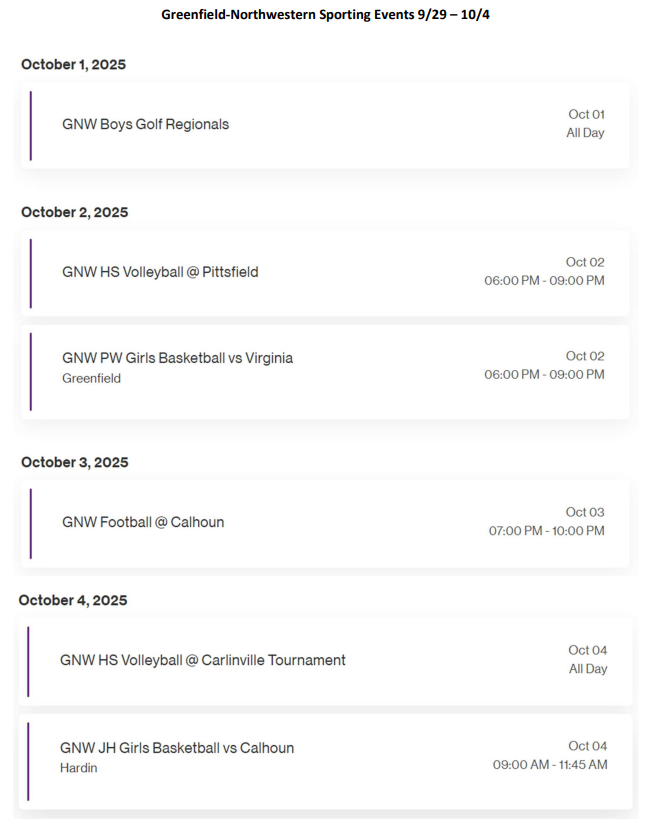 GNW Sports 9-29 to 10-4 2