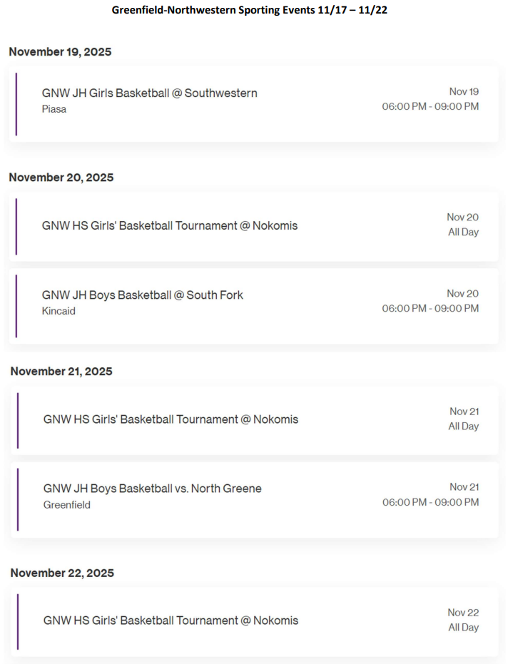 GNW Sports 11-17 to 11-22 part 2