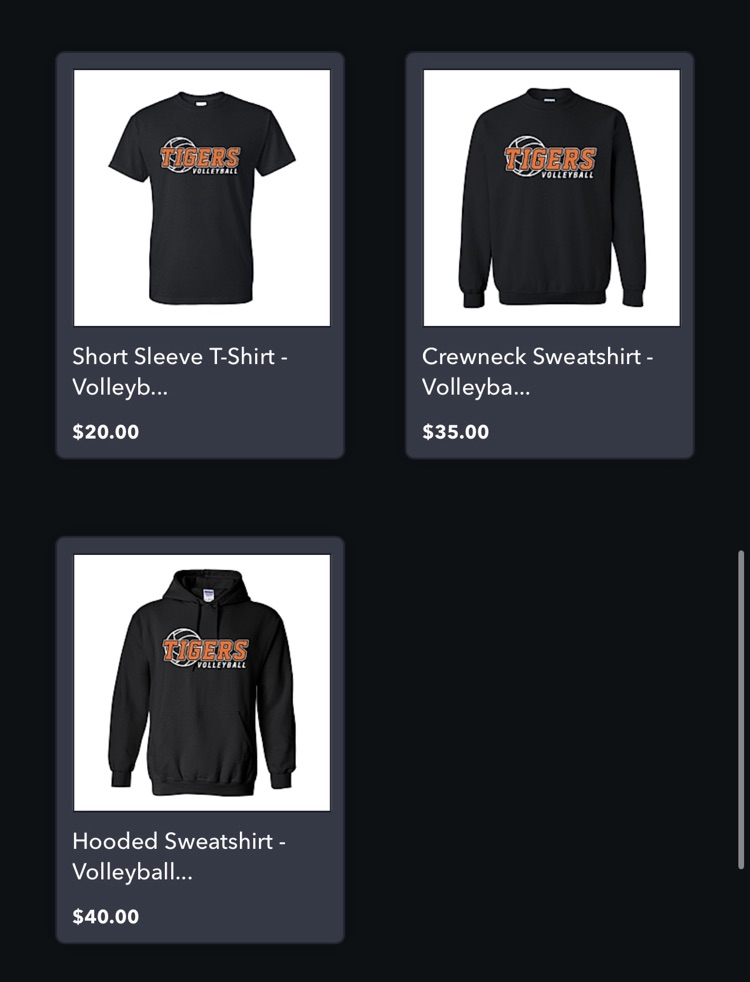 Junior high volleyball shirts