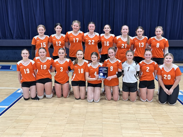 Greenfield Girls Volleyball at the Burt Trump Traveling Tournament