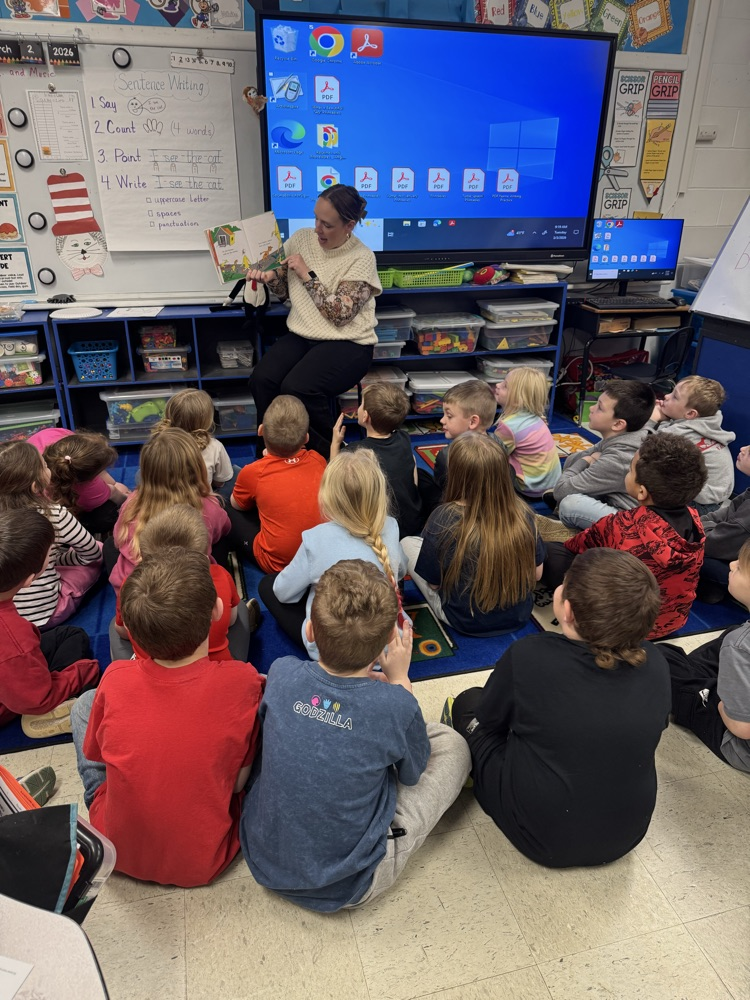 Guest reader Ms Hilary