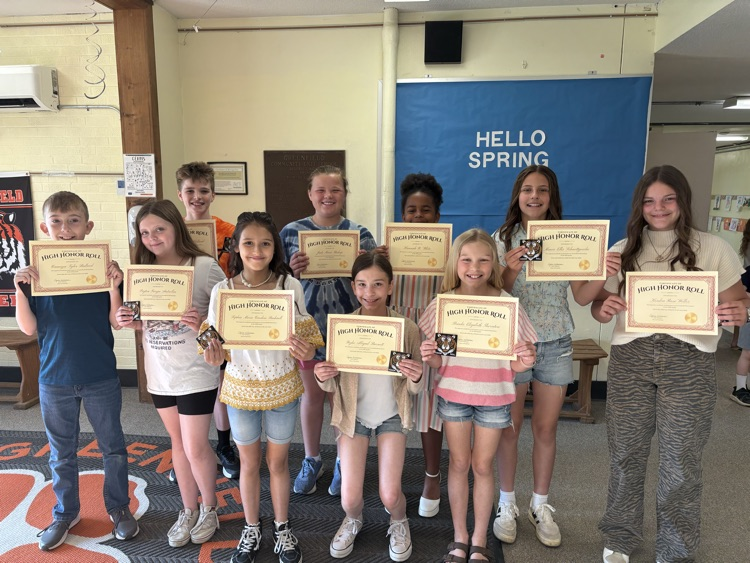 5th Grade High Honor Roll