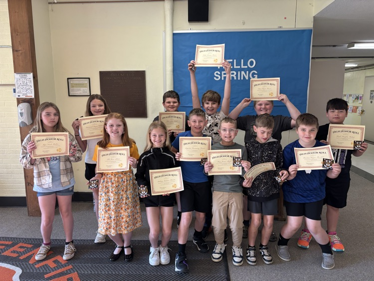 4th Grade High Honor Roll