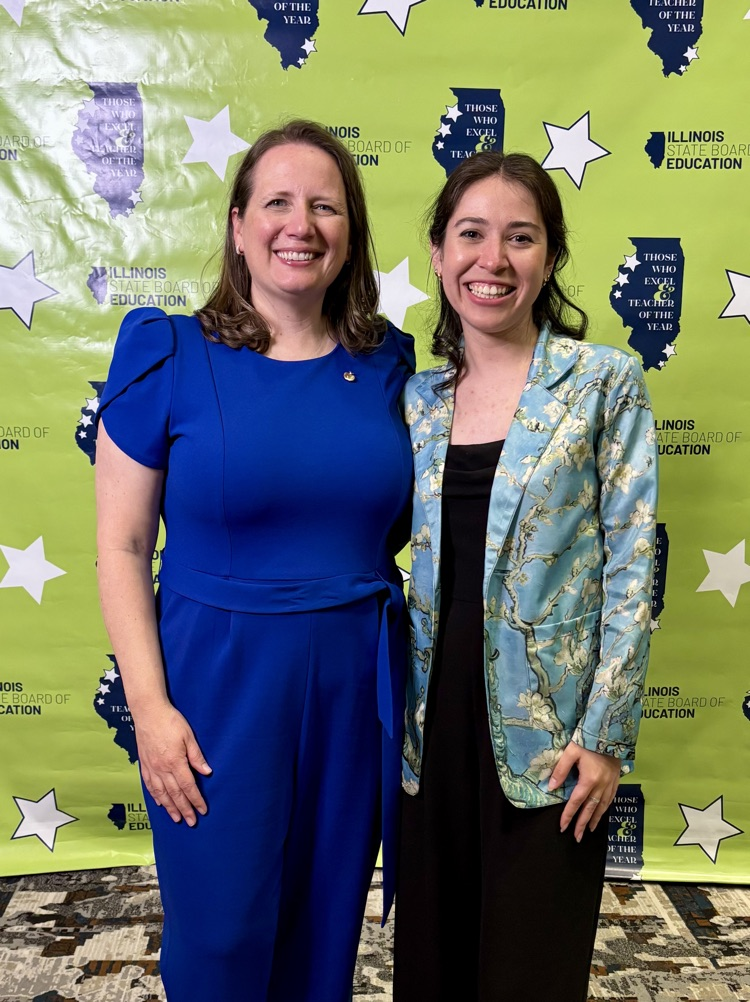 Ms Martinez and her Golden Apple Mentor