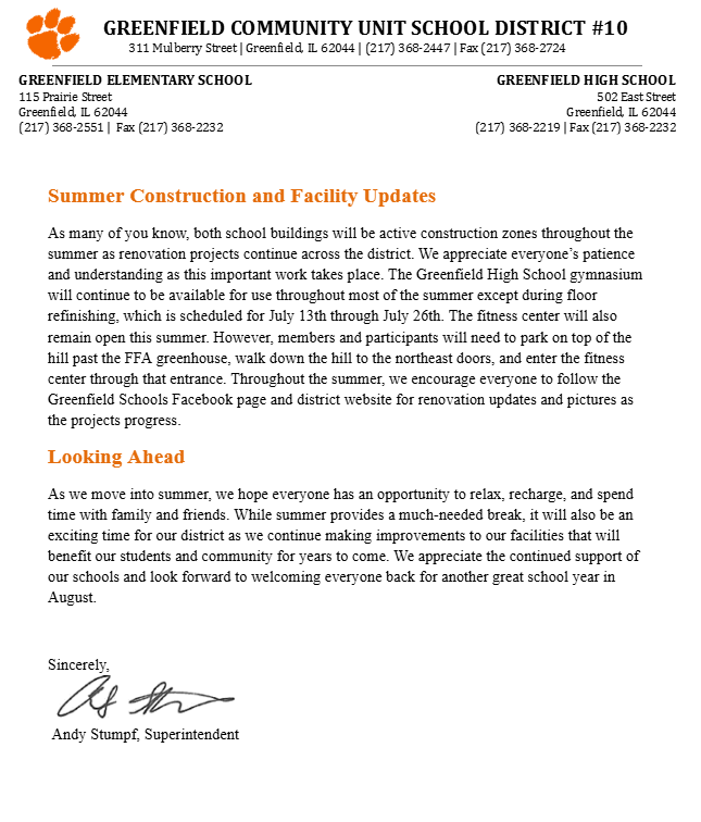Summer 2026 newsletter page 2