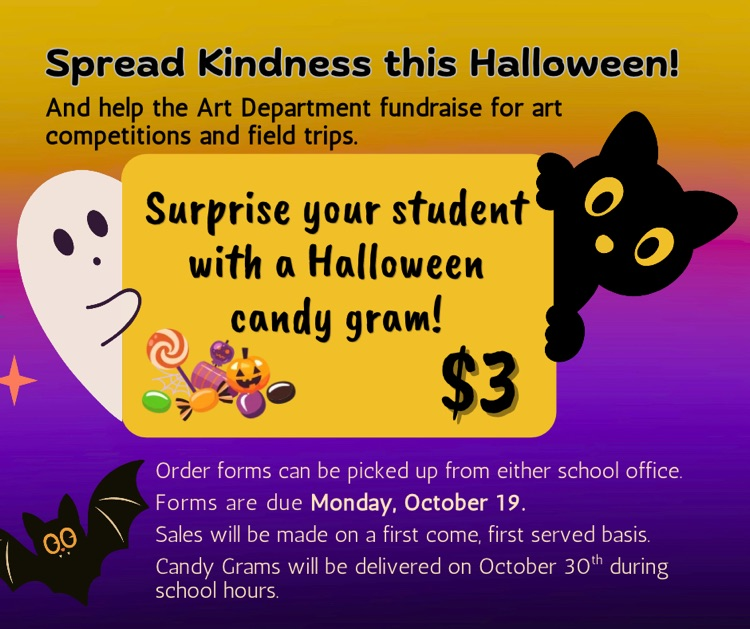 Candy Grams Due Monday