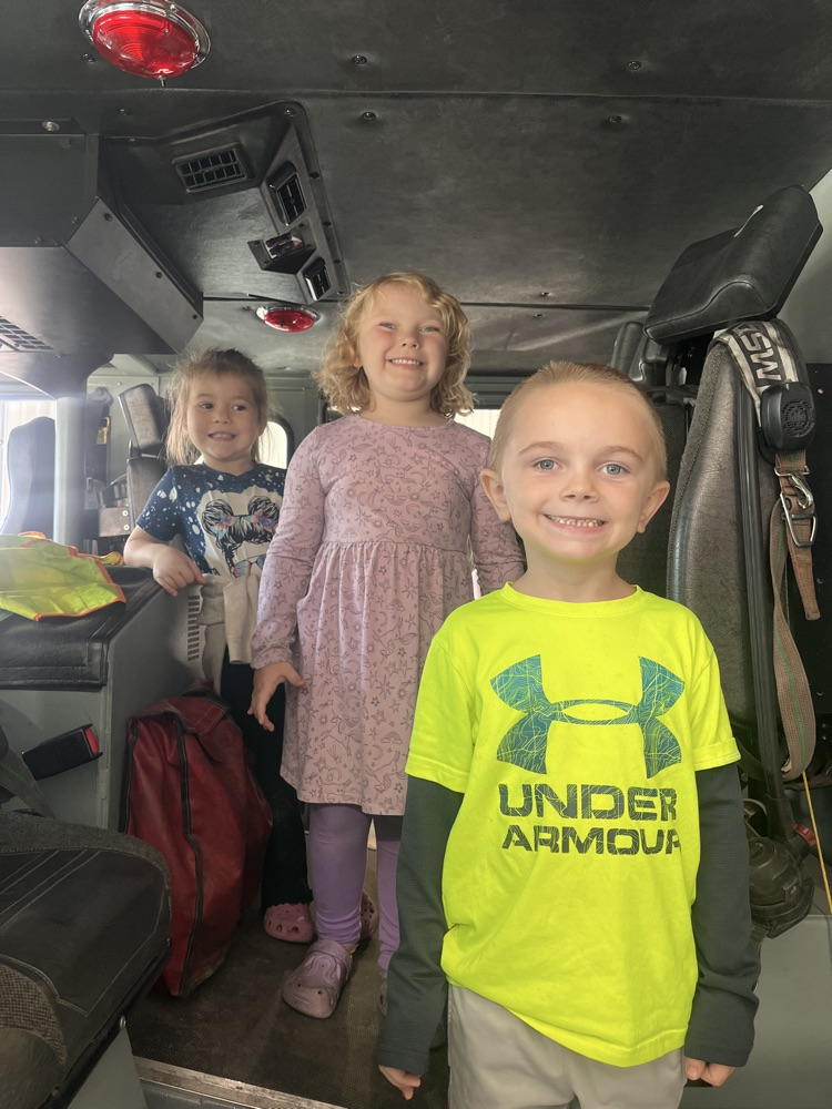 Kindergarten field trip to the firehouse