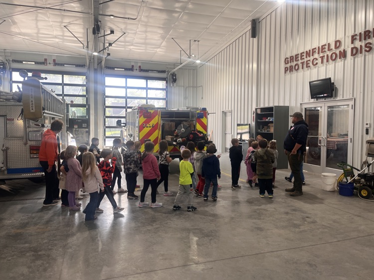 Kindergarten field trip to the firehouse