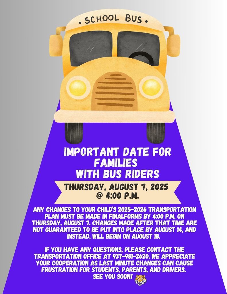 Bus Riders - Important Date