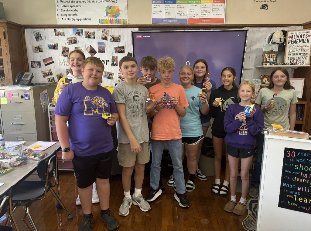 students learning